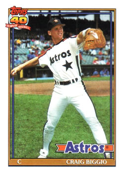 1991 Topps #565 Craig Biggio