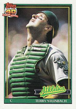 1991 Topps #625 Terry Steinbach