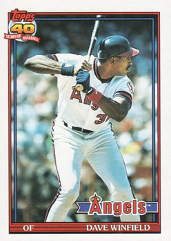 1991 Topps #630 Dave Winfield