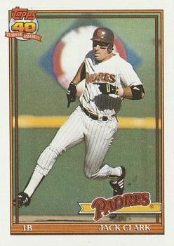 1991 Topps #650 Jack Clark