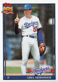 1991 Topps #690 Orel Hershiser