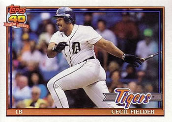 1991 Topps #720 Cecil Fielder