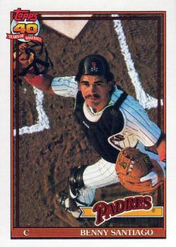 1991 Topps #760 Benny Santiago