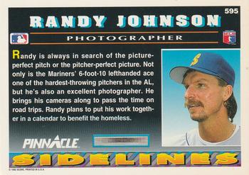 1992 Pinnacle #595 Randy Johnson