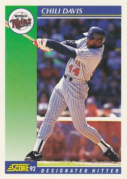 1992 Score #94 Chili Davis