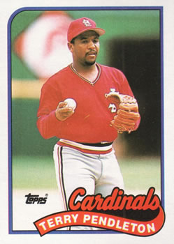 1989 Topps #375 Terry Pendleton