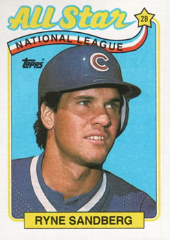 1989 Topps #387 Ryne Sandberg