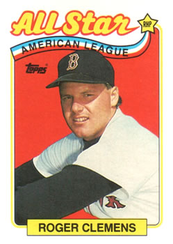 1989 Topps #405 Roger Clemens