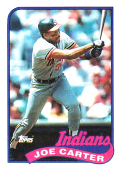 1989 Topps #420 Joe Carter