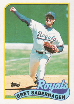 1989 Topps #750 Bret Saberhagen