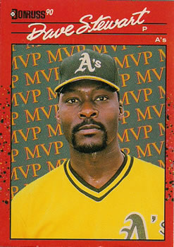1990 Donruss #BC-3 Dave Stewart Bonus MVP's