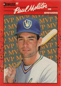 1990 Donruss #BC-15 Paul Molitor Bonus MVP's