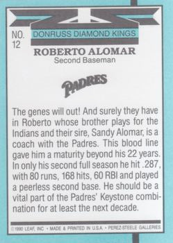 1991 Donruss #12 Roberto Alomar