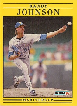 1991 Fleer #455 Randy Johnson