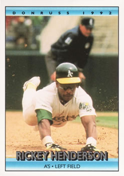 1992 Donruss #193 Rickey Henderson