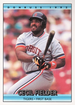 1992 Donruss #206 Cecil Fielder