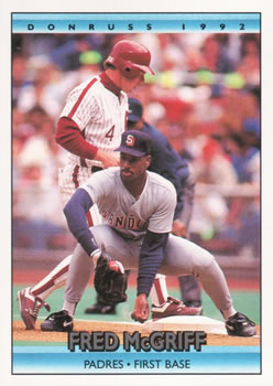 1992 Donruss #283 Fred McGriff