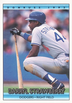 1992 Donruss #559 Darryl Strawberry