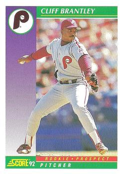 1992 Score #854 Cliff Brantley