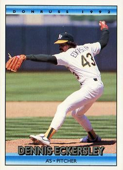 1992 Donruss #147 Dennis Eckersley