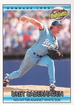 1992 Donruss #434 Bret Saberhagen