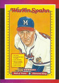 1989 Donruss #588 Warren Spahn Puzzle