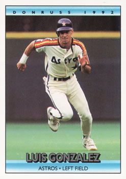 1992 Donruss #270 Luis Gonzalez