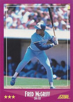 1988 Score #107 Fred McGriff