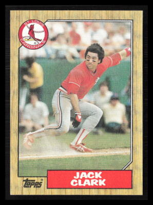 1987 Topps #520 Jack Clark