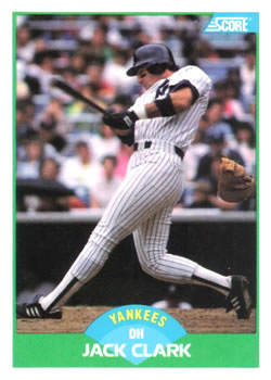 1989 Score #25 Jack Clark