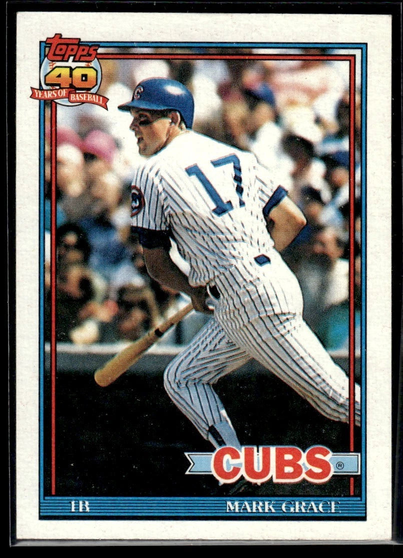 1991 Topps #520 Mark Grace