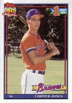 1991 Topps #333 Chipper Jones